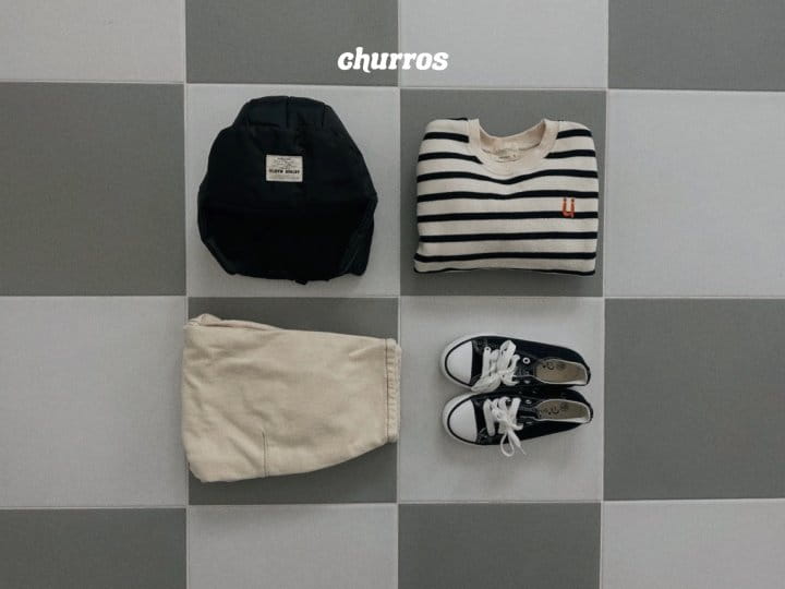 Churros - Korean Children Fashion - #designkidswear - U Stripes Sweatshirt - 7