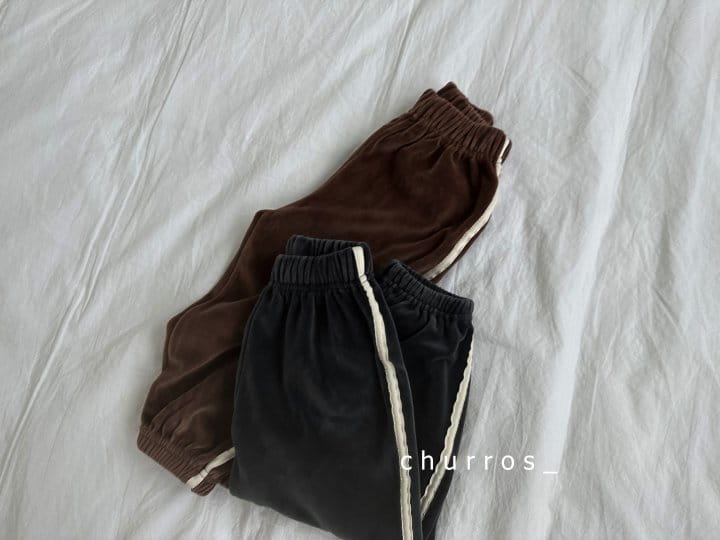 Churros - Korean Children Fashion - #discoveringself - Veloure Pants - 5