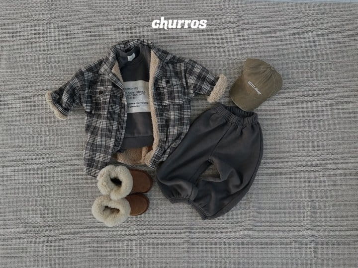 Churros - Korean Children Fashion - #fashionkids - Patch Pants - 3