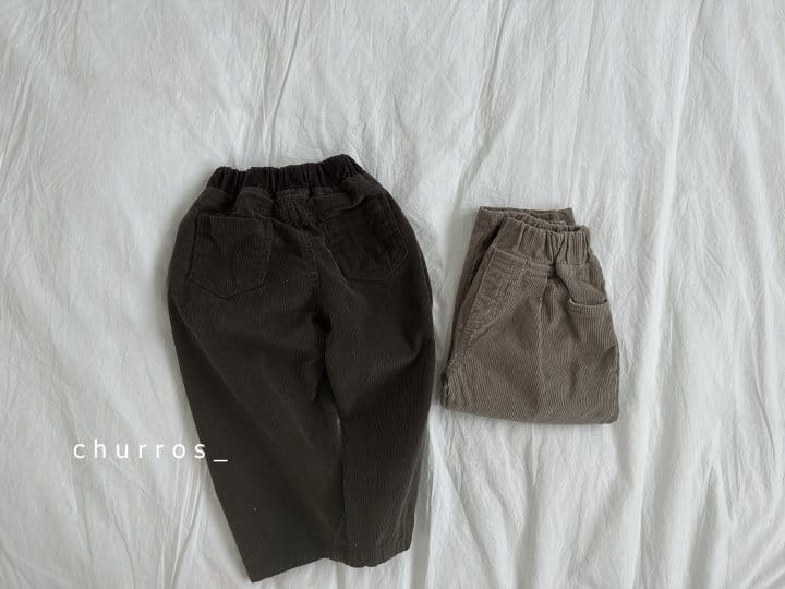 Churros - Korean Children Fashion - #fashionkids - Unbal Corduroy Pants - 4