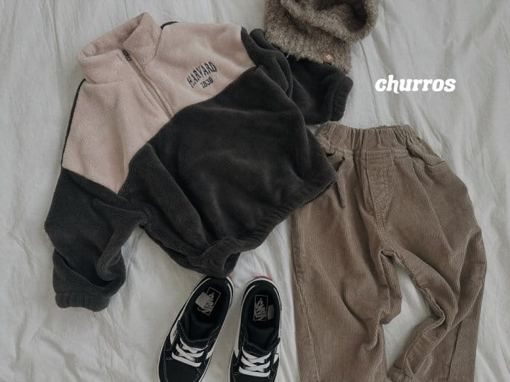 Churros - Korean Children Fashion - #littlefashionista - Boa Anorak Sweatshirt - 10