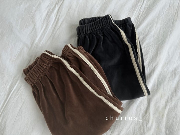 Churros - Korean Children Fashion - #littlefashionista - Veloure Pants - 11