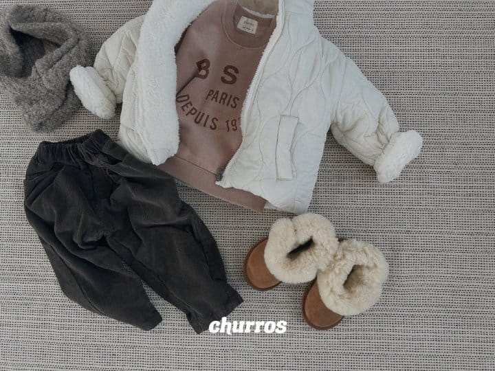 Churros - Korean Children Fashion - #littlefashionista - Unbal Corduroy Pants - 8