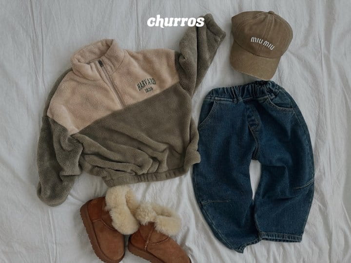 Churros - Korean Children Fashion - #magicofchildhood - Boa Anorak Sweatshirt - 11