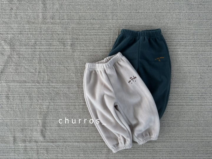 Churros - Korean Children Fashion - #minifashionista - Star Fleece Pants - 2