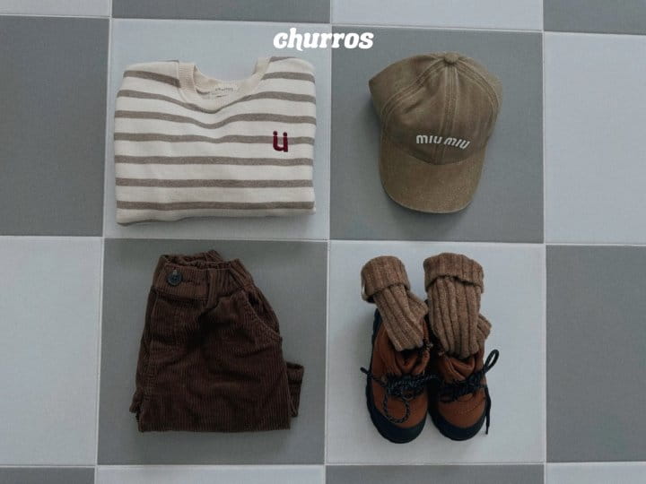 Churros - Korean Children Fashion - #prettylittlegirls - Corduroy Pants - 5