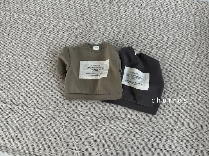 Churros - Korean Children Fashion - #todddlerfashion - Patch Fleece Sweatshirt - 5