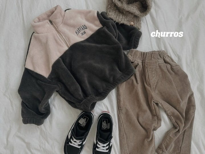 Churros - Korean Children Fashion - #todddlerfashion - Unbal Corduroy Pants - 12