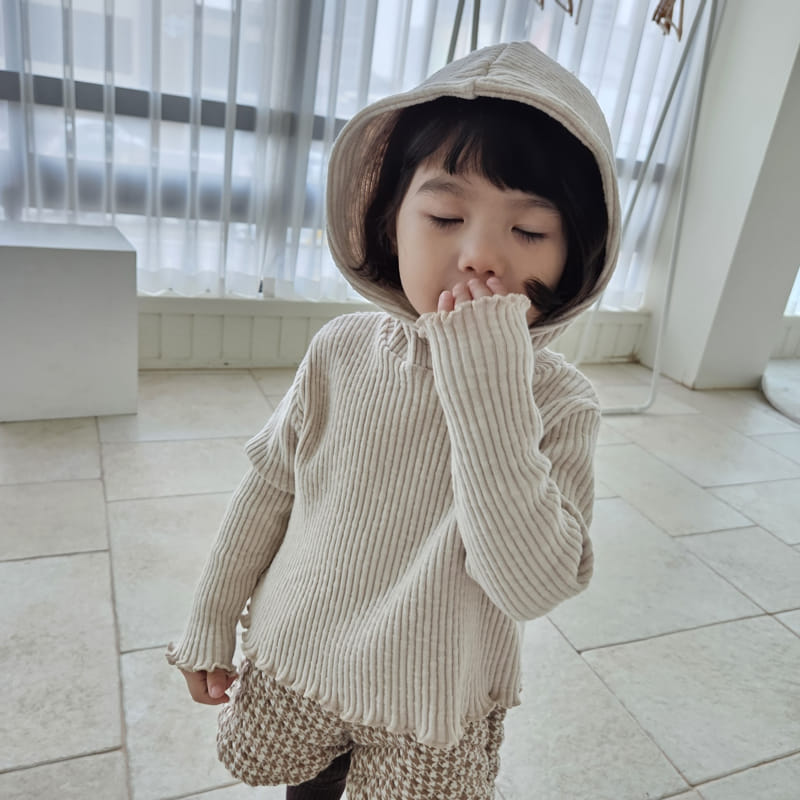 Color - Korean Children Fashion - #childofig - Cream Hoody Tee - 9