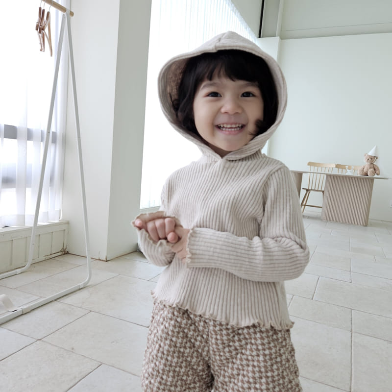 Color - Korean Children Fashion - #designkidswear - Cream Hoody Tee - 11