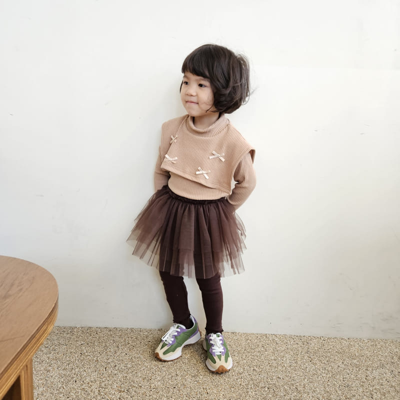 Color - Korean Children Fashion - #kidzfashiontrend - Shabang Skirt Leggings - 8