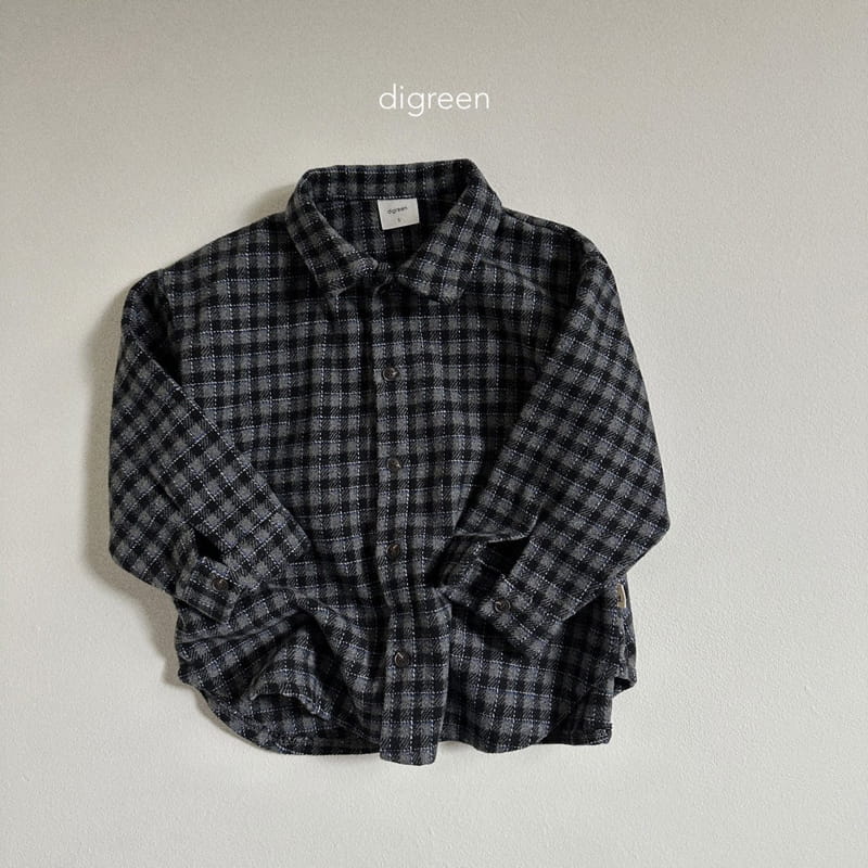 Digreen - Korean Children Fashion - #childrensboutique - Square Shirt - 8