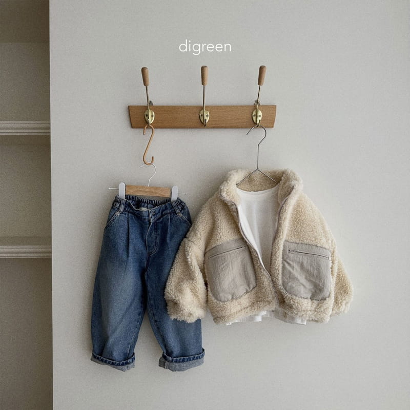 Digreen - Korean Children Fashion - #childrensboutique - Tong Denim Jeans - 11