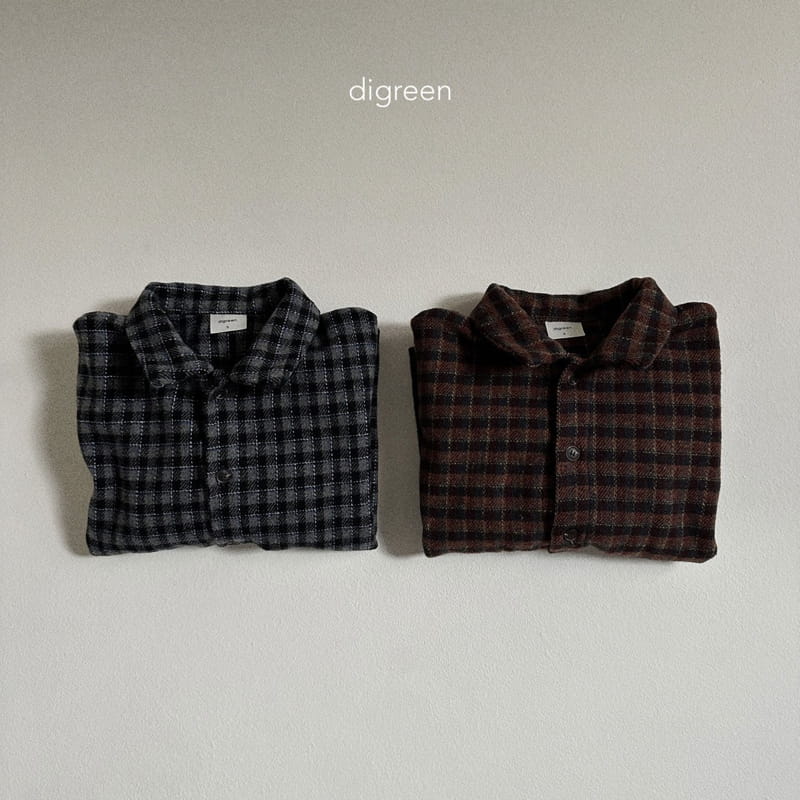 Digreen - Korean Children Fashion - #designkidswear - Square Shirt - 9