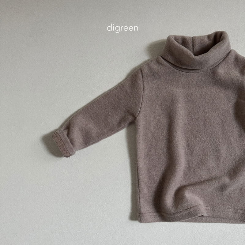 Digreen - Korean Children Fashion - #designkidswear - Vanilla Turtleneck Tee - 9