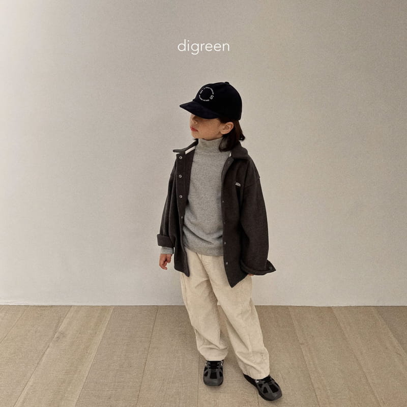 Digreen - Korean Children Fashion - #designkidswear - Bbu Shong Rib Pants - 4