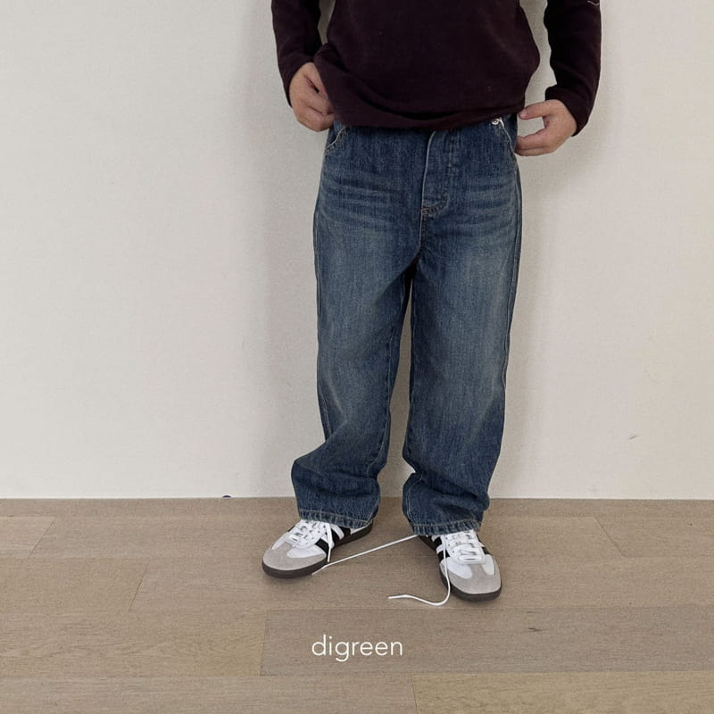 Digreen - Korean Children Fashion - #fashionkids - Divide Jeans - 3