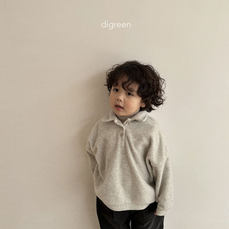 Digreen - Korean Children Fashion - #kidsshorts - Paul Collar Tee - 11