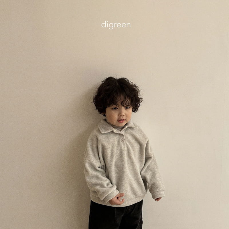 Digreen - Korean Children Fashion - #kidsstore - Paul Collar Tee - 12