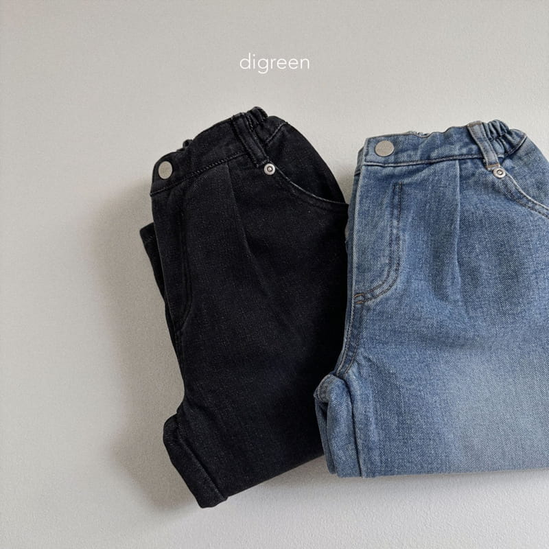 Digreen - Korean Children Fashion - #kidzfashiontrend - Tong Denim Jeans - 3