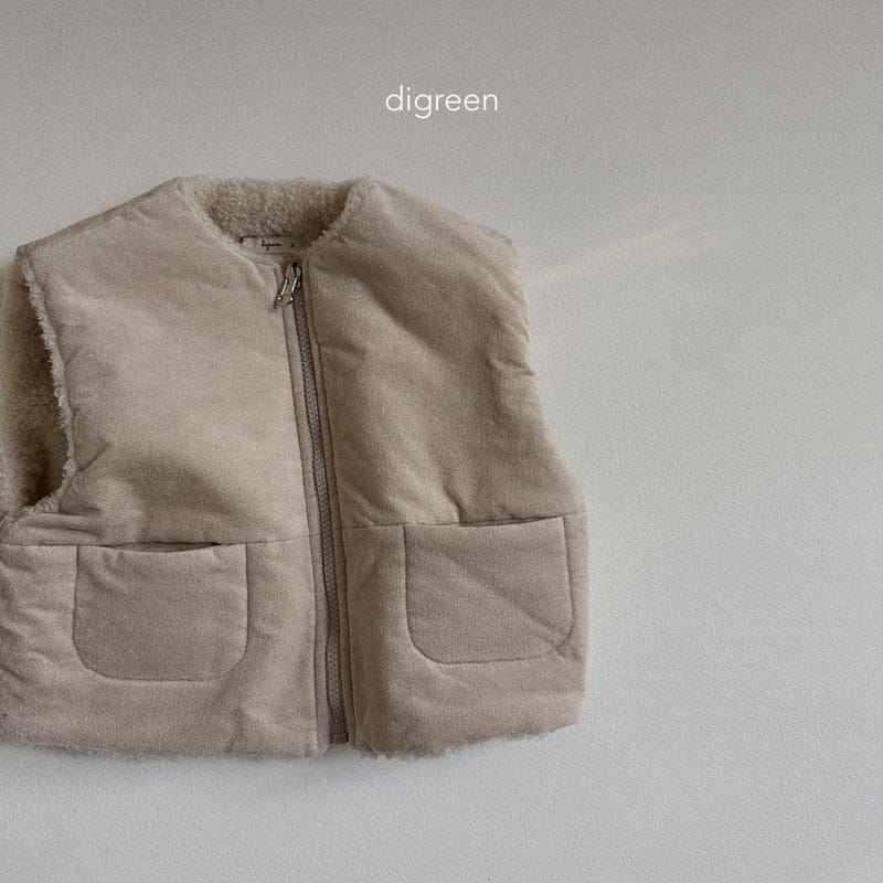 Digreen - Korean Children Fashion - #magicofchildhood - Chrispy Reversible ?Vest - 7