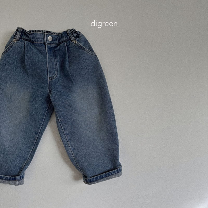 Digreen - Korean Children Fashion - #magicofchildhood - Tong Denim Jeans - 6