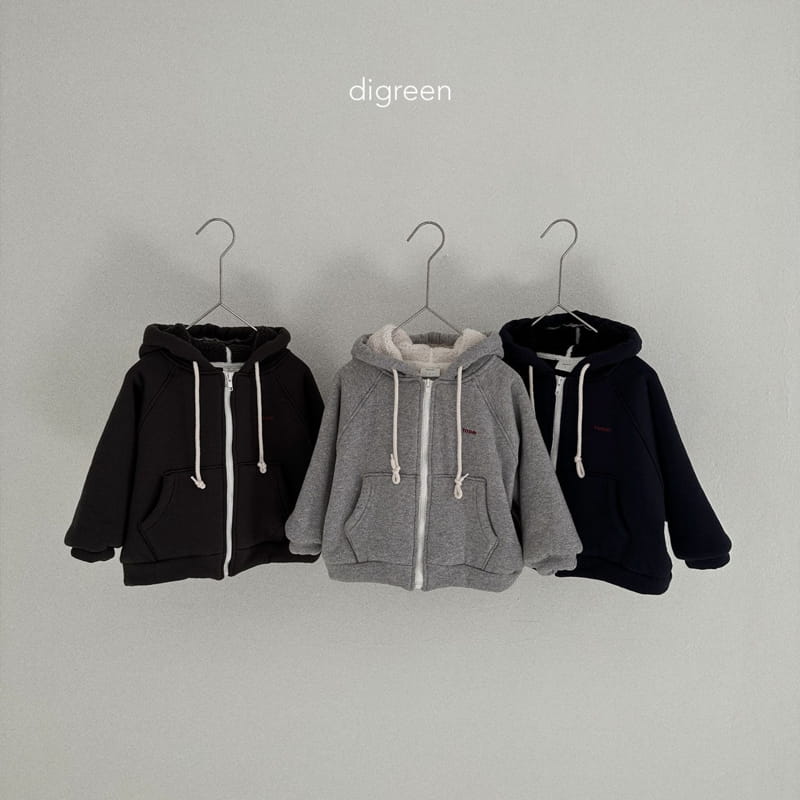 Digreen - Korean Children Fashion - #minifashionista - Point Dumble Hoody Jumper - 3