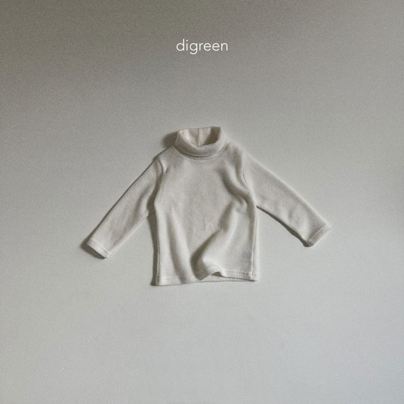 Digreen - Korean Children Fashion - #magicofchildhood - Vanilla Turtleneck Tee - 4