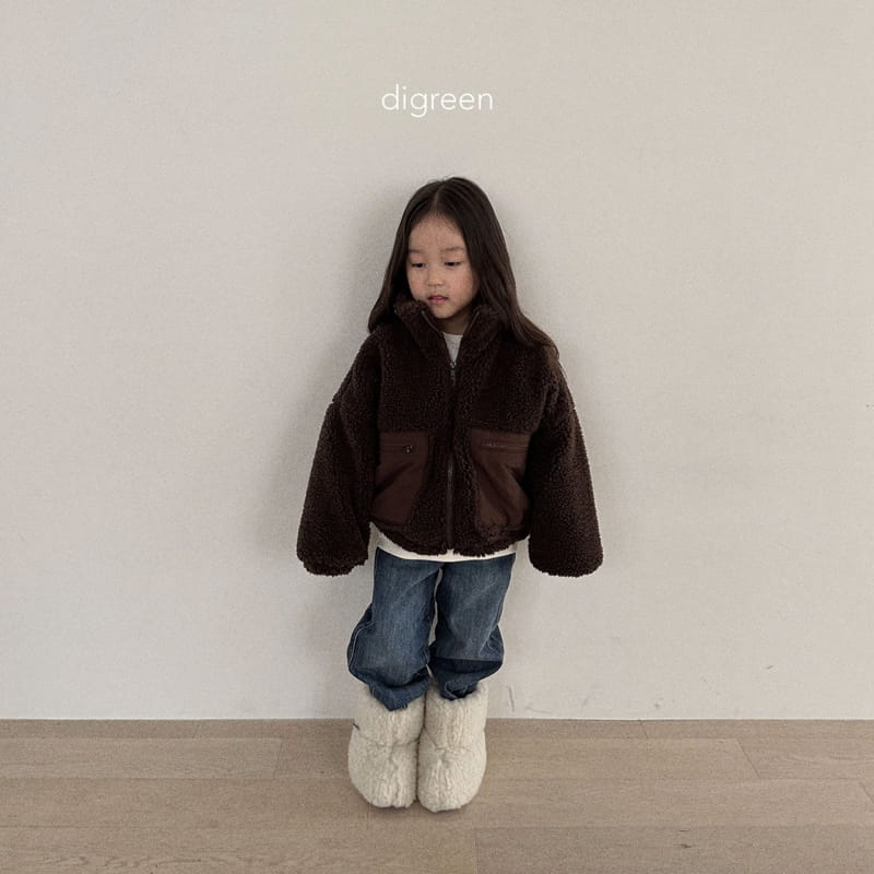 Digreen - Korean Children Fashion - #prettylittlegirls - Divide Jeans - 11