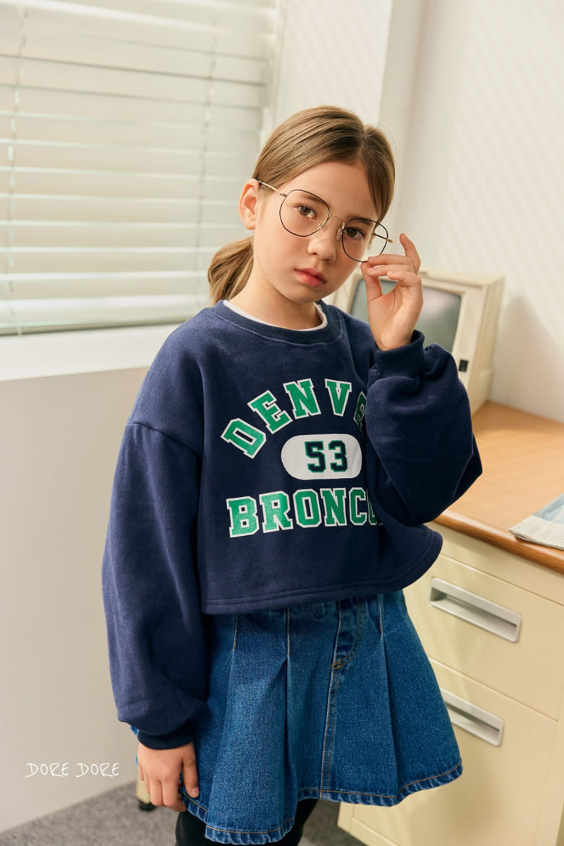 Dore Dore - Korean Children Fashion - #kidzfashiontrend - Denber Crop Sweatshirt - 4