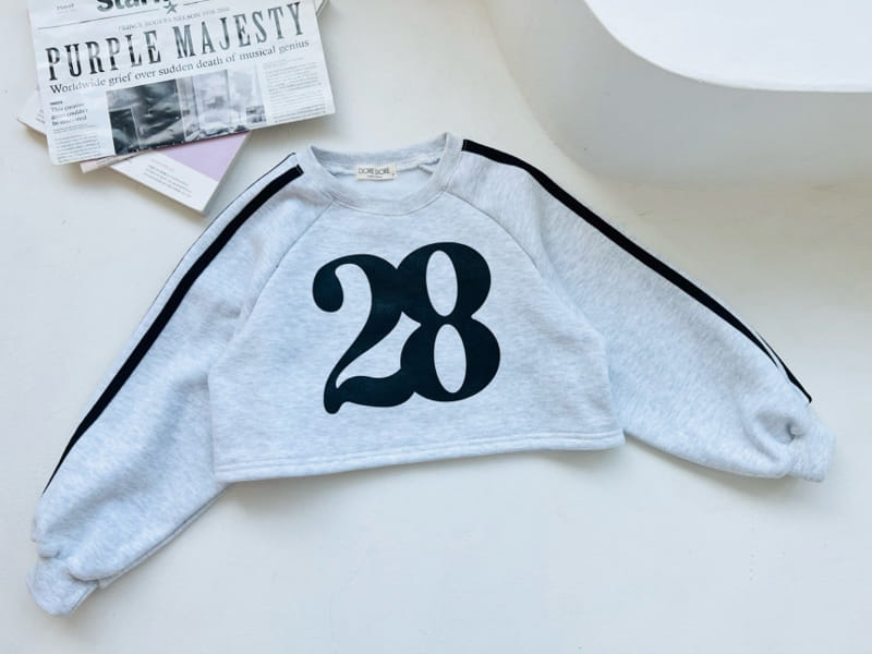 Dore Dore - Korean Children Fashion - #Kfashion4kids - 28 Two St Crop Sweatshirt