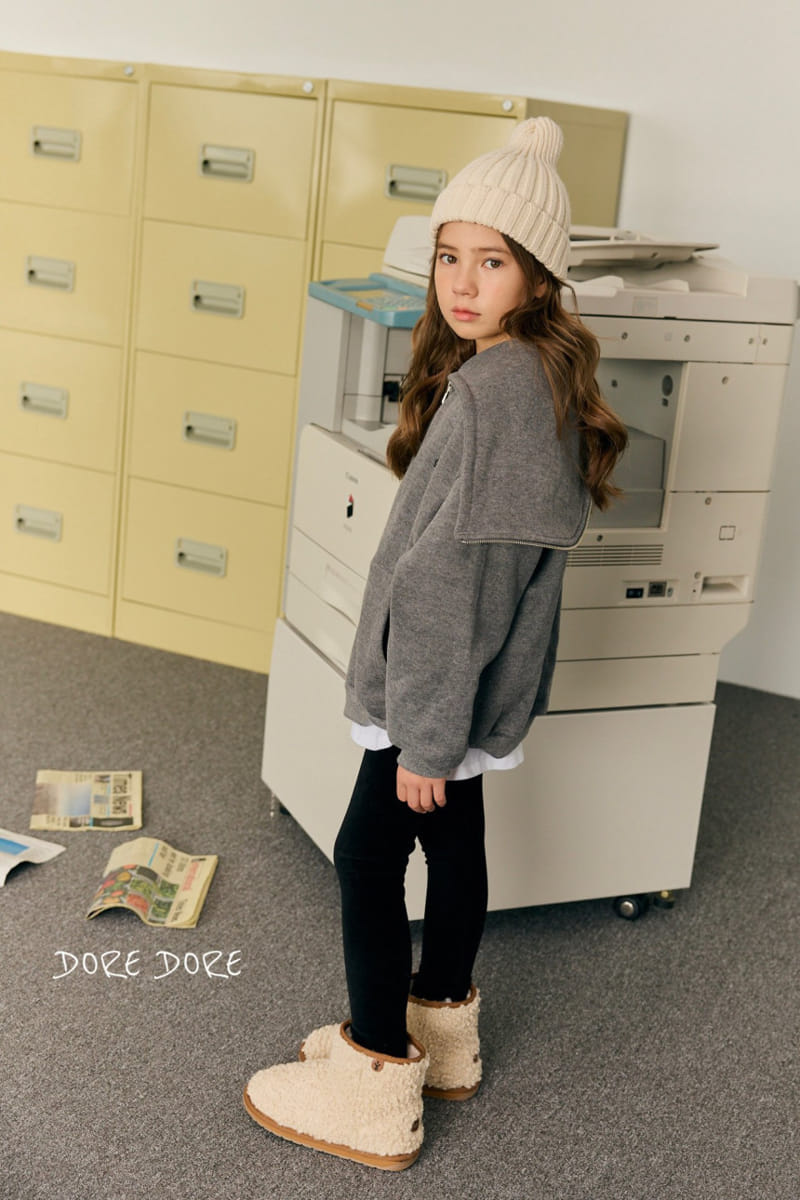 Dore Dore - Korean Children Fashion - #stylishchildhood - Veloure Leggings - 4