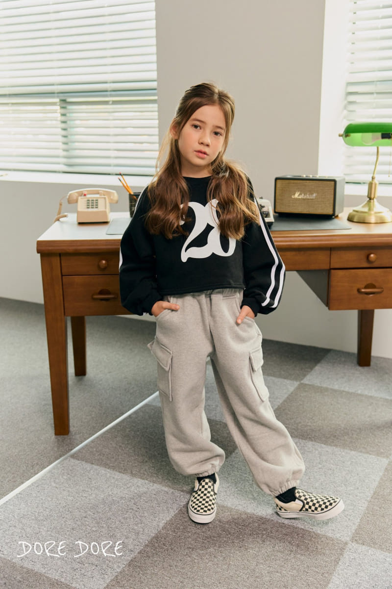 Dore Dore - Korean Children Fashion - #childofig - 28 Two St Crop Sweatshirt - 7