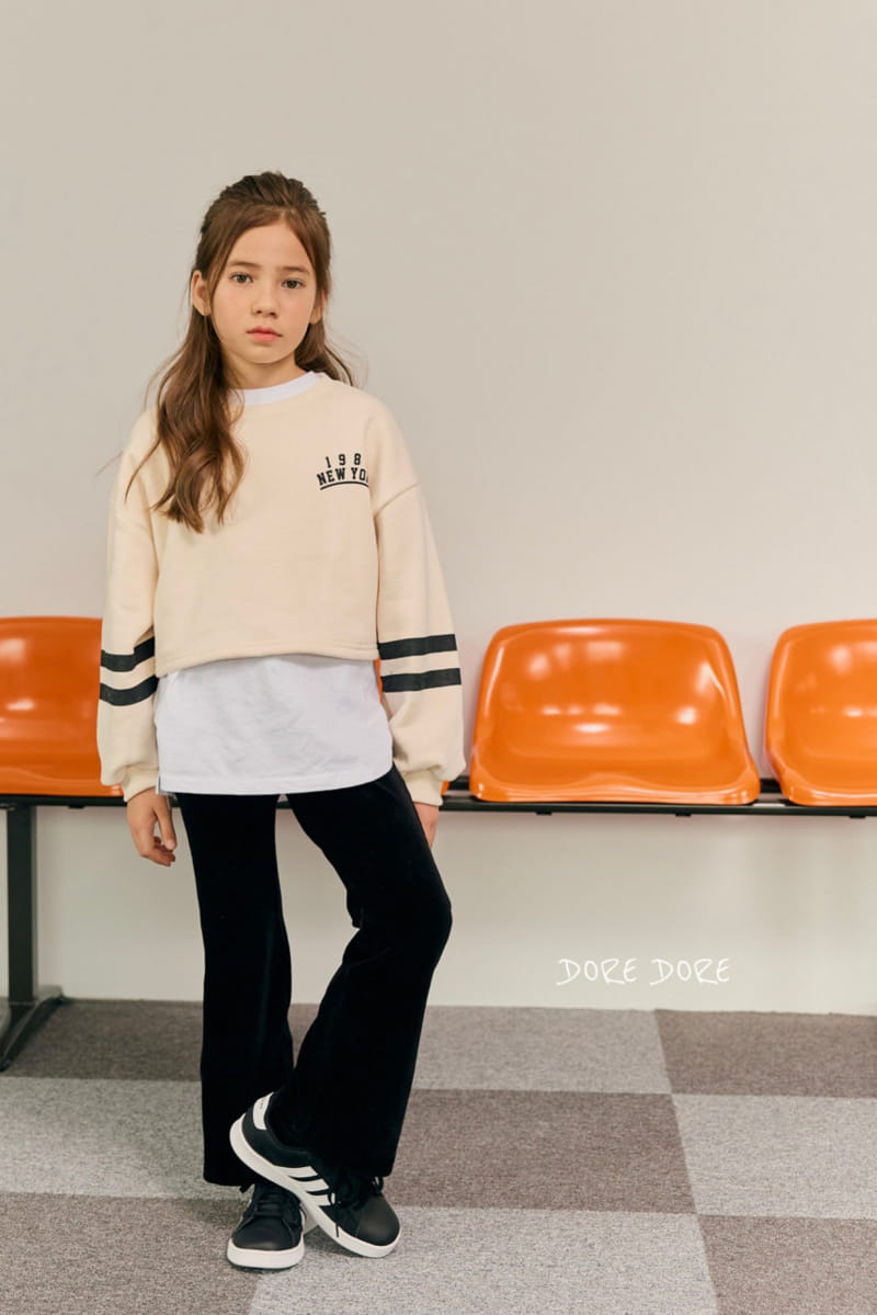 Dore Dore - Korean Children Fashion - #childrensboutique - 1980 Crop Sweatshirt - 7