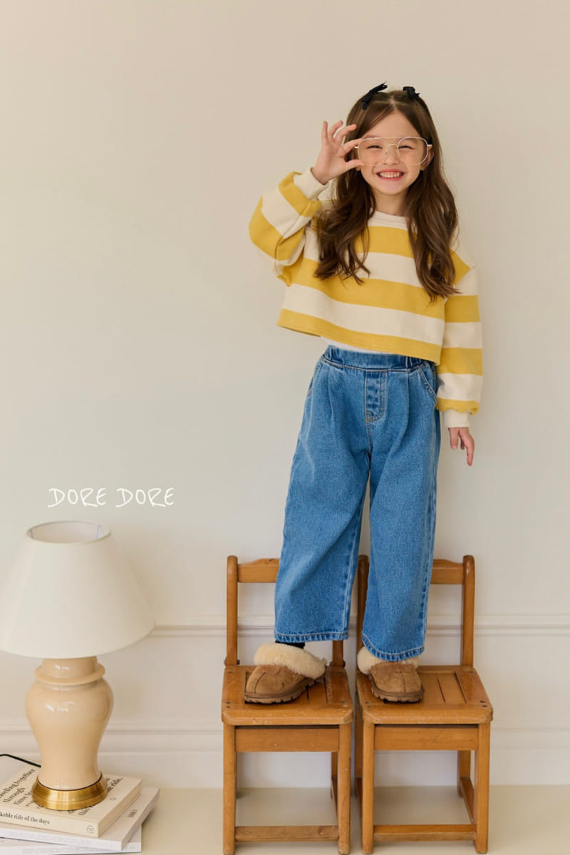 Dore Dore - Korean Children Fashion - #childrensboutique - ST Fleece Crop Sweatshirt - 6