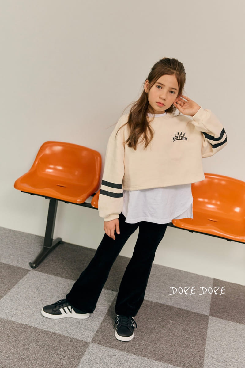 Dore Dore - Korean Children Fashion - #designkidswear - Winter Veloure Jeggings - 7