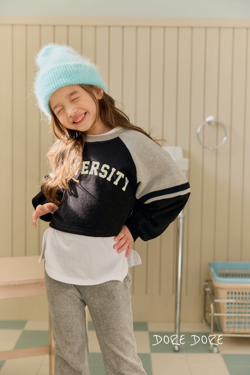 Dore Dore - Korean Children Fashion - #discoveringself - Winter Veloure Jeggings - 8