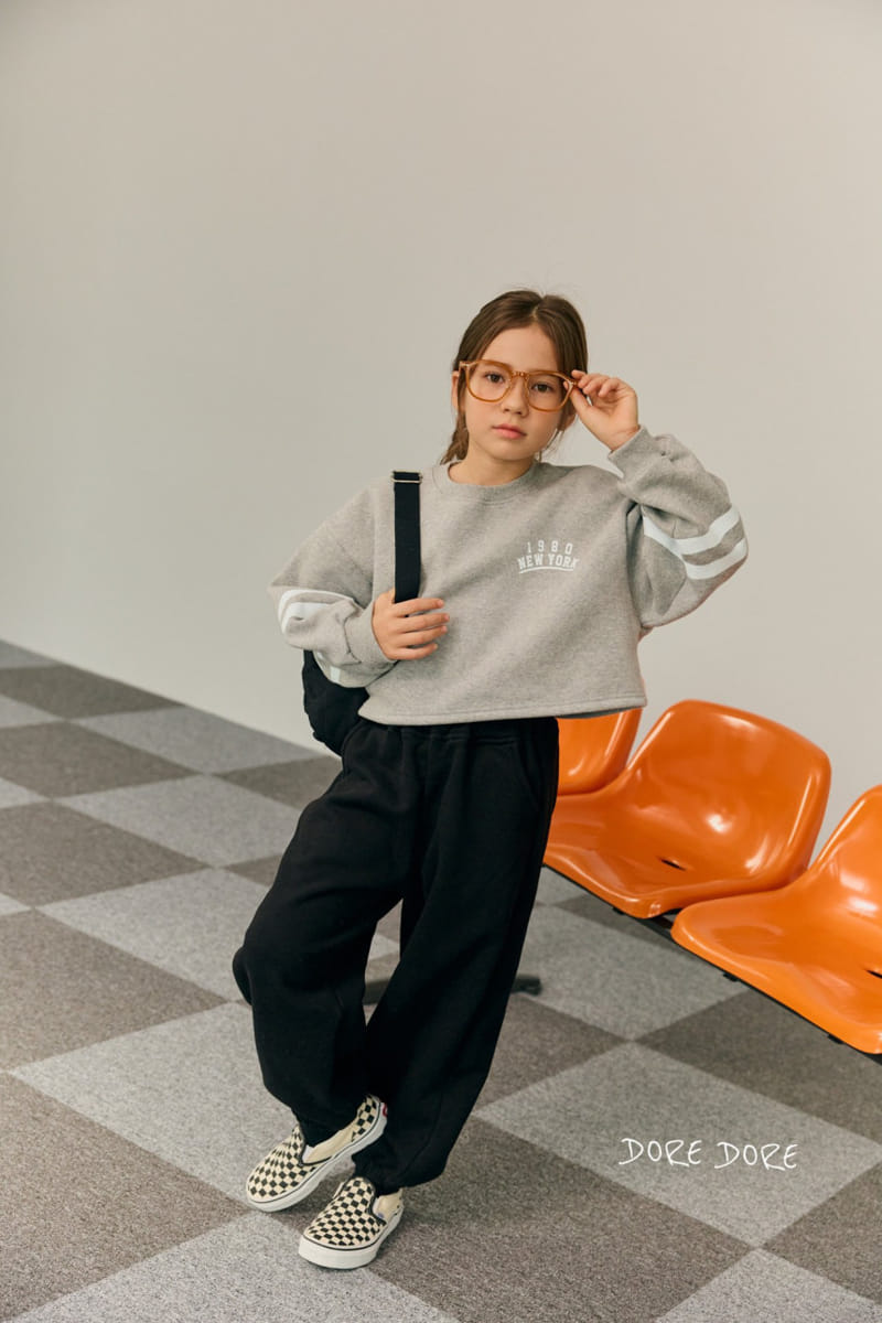 Dore Dore - Korean Children Fashion - #discoveringself - 1980 Crop Sweatshirt - 9