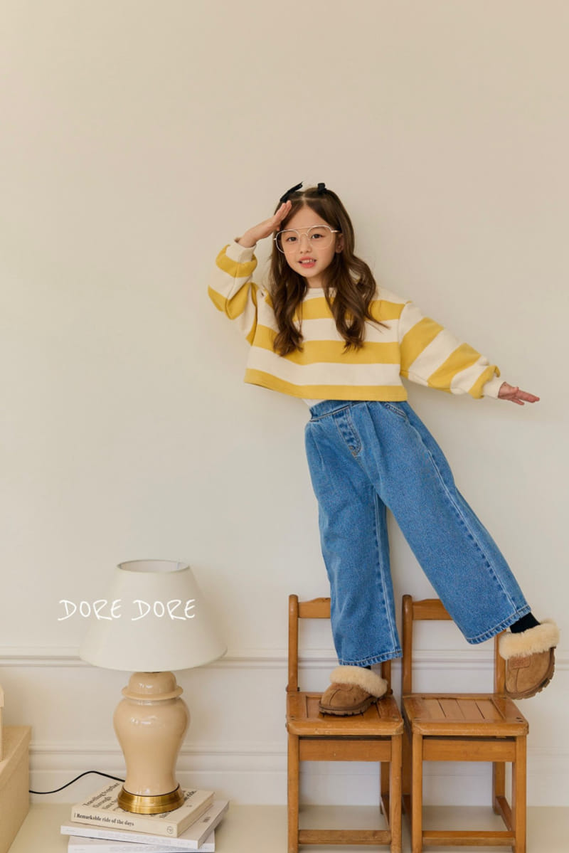 Dore Dore - Korean Children Fashion - #discoveringself - ST Fleece Crop Sweatshirt - 8