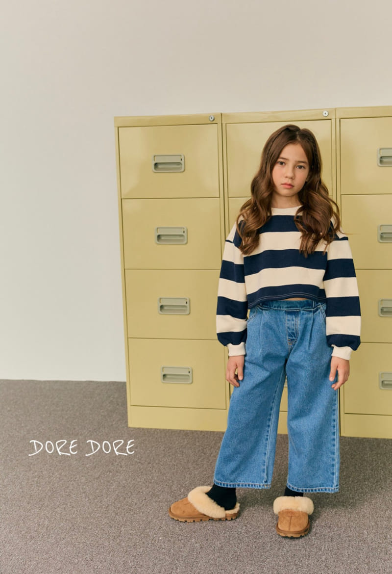 Dore Dore - Korean Children Fashion - #kidzfashiontrend - ST Fleece Crop Sweatshirt - 12