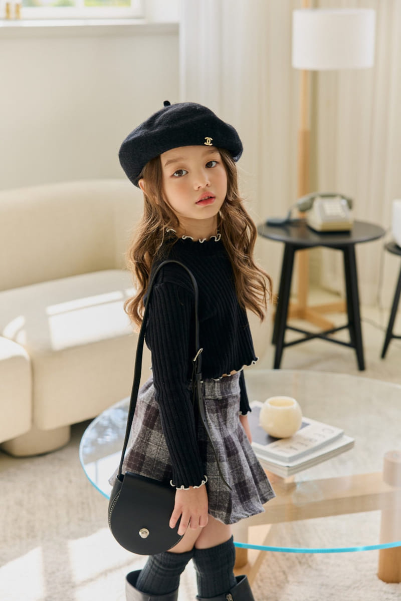 Dore Dore - Korean Children Fashion - #littlefashionista - Terry Half Crop Tee - 6