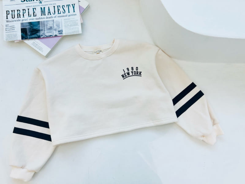 Dore Dore - Korean Children Fashion - #littlefashionista - 1980 Crop Sweatshirt