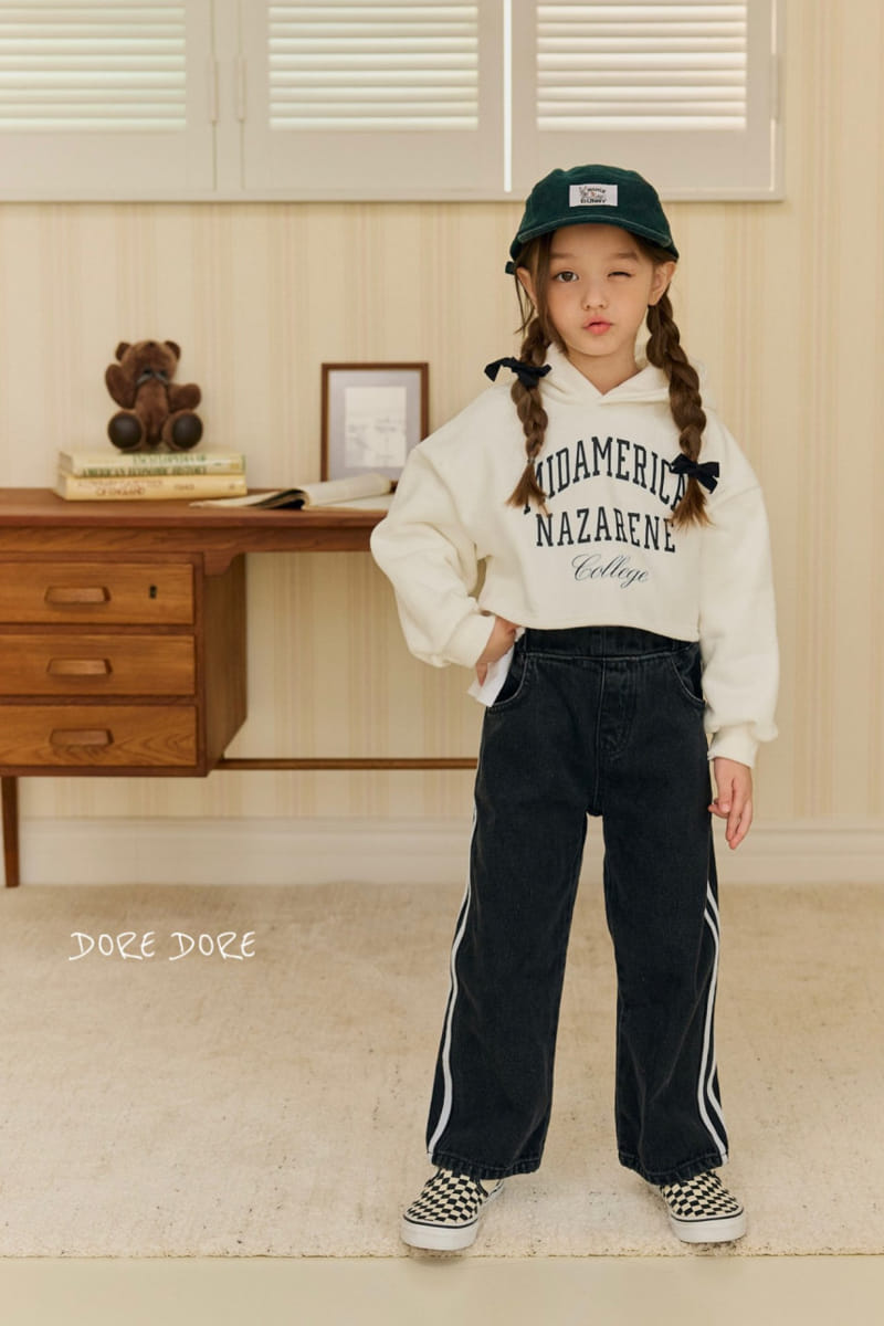 Dore Dore - Korean Children Fashion - #littlefashionista - Mid Crop Fleece Hoody - 12