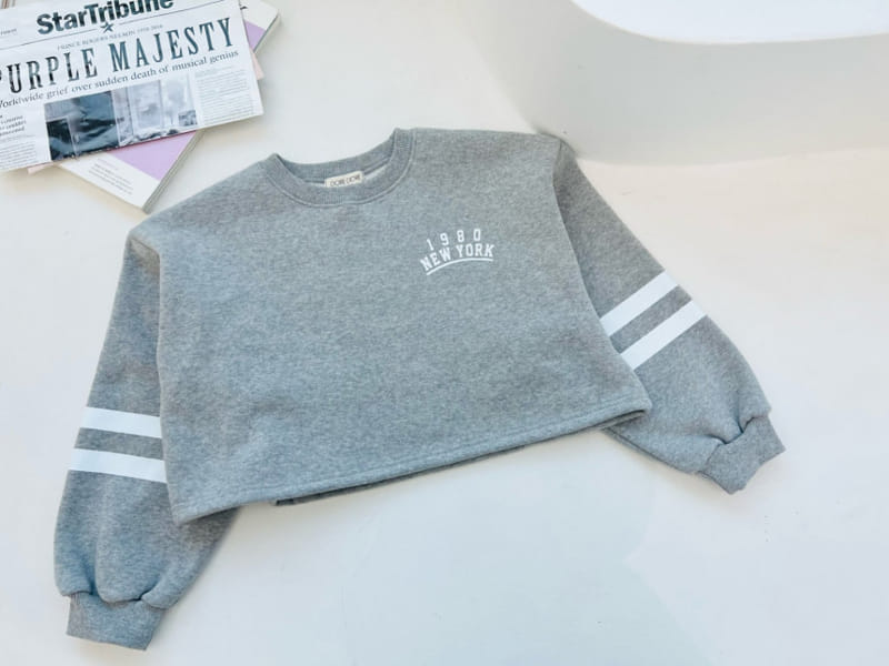 Dore Dore - Korean Children Fashion - #magicofchildhood - 1980 Crop Sweatshirt - 2