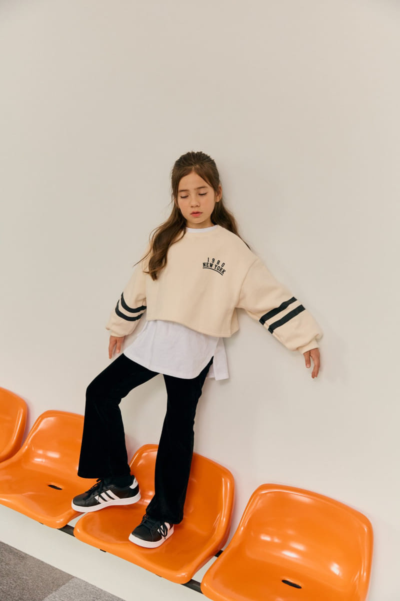 Dore Dore - Korean Children Fashion - #minifashionista - 1980 Crop Sweatshirt - 3