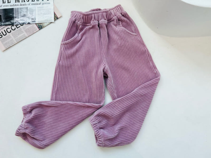 Dore Dore - Korean Children Fashion - #prettylittlegirls - Lami Veloure Pants - 2