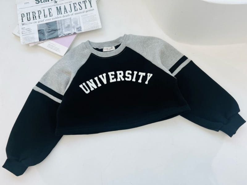 Dore Dore - Korean Children Fashion - #prettylittlegirls - University Crop Sweatshirt - 2