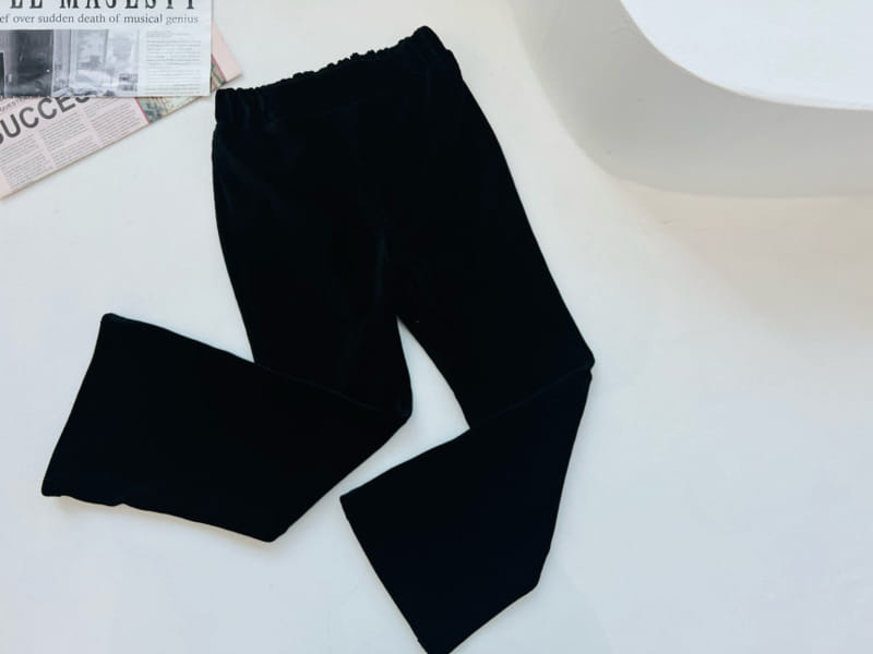 Dore Dore - Korean Children Fashion - #todddlerfashion - Winter Veloure Jeggings - 2