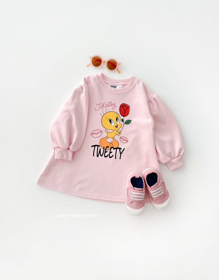 Dsaint - Korean Children Fashion - #Kfashion4kids - Twee Flo Puff One-piece - 9