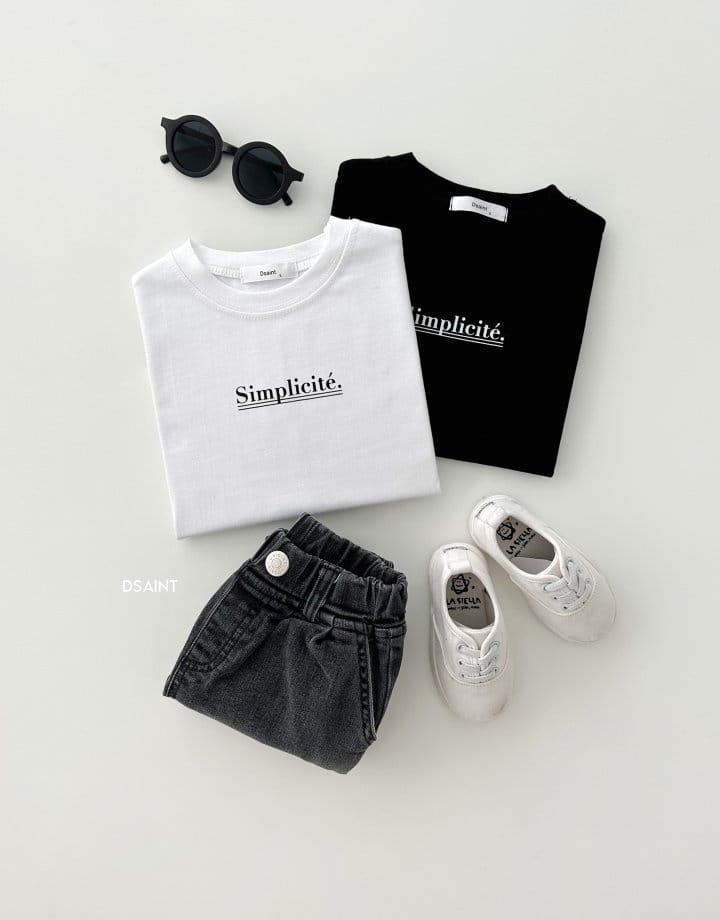 Dsaint - Korean Children Fashion - #Kfashion4kids - Simplicite Tee - 10